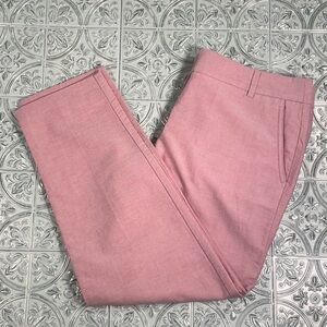 J. Crew NWT Pink Capris Skimmer Pant City Fit Size 8